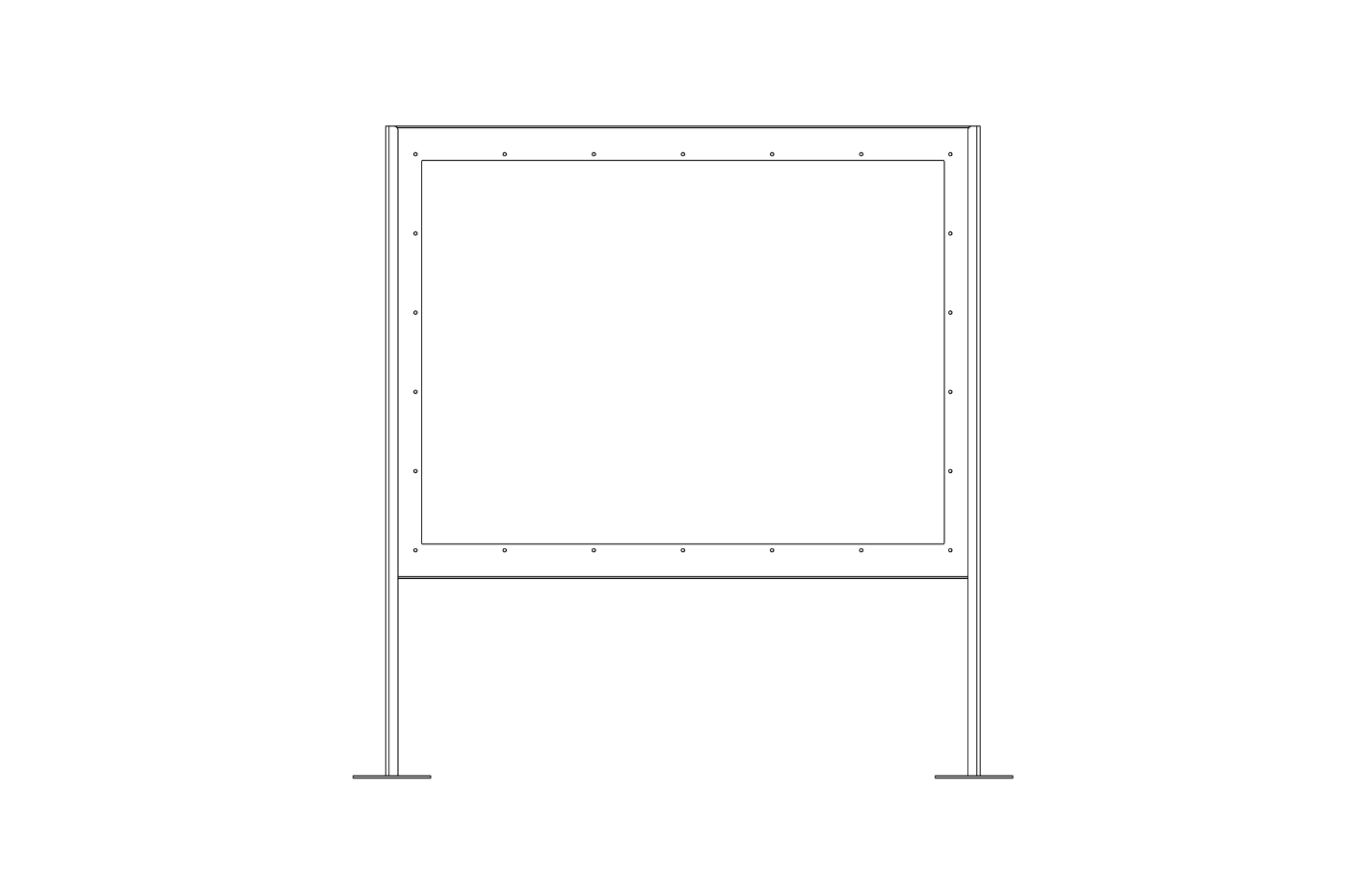 Technical drawing S06, front view