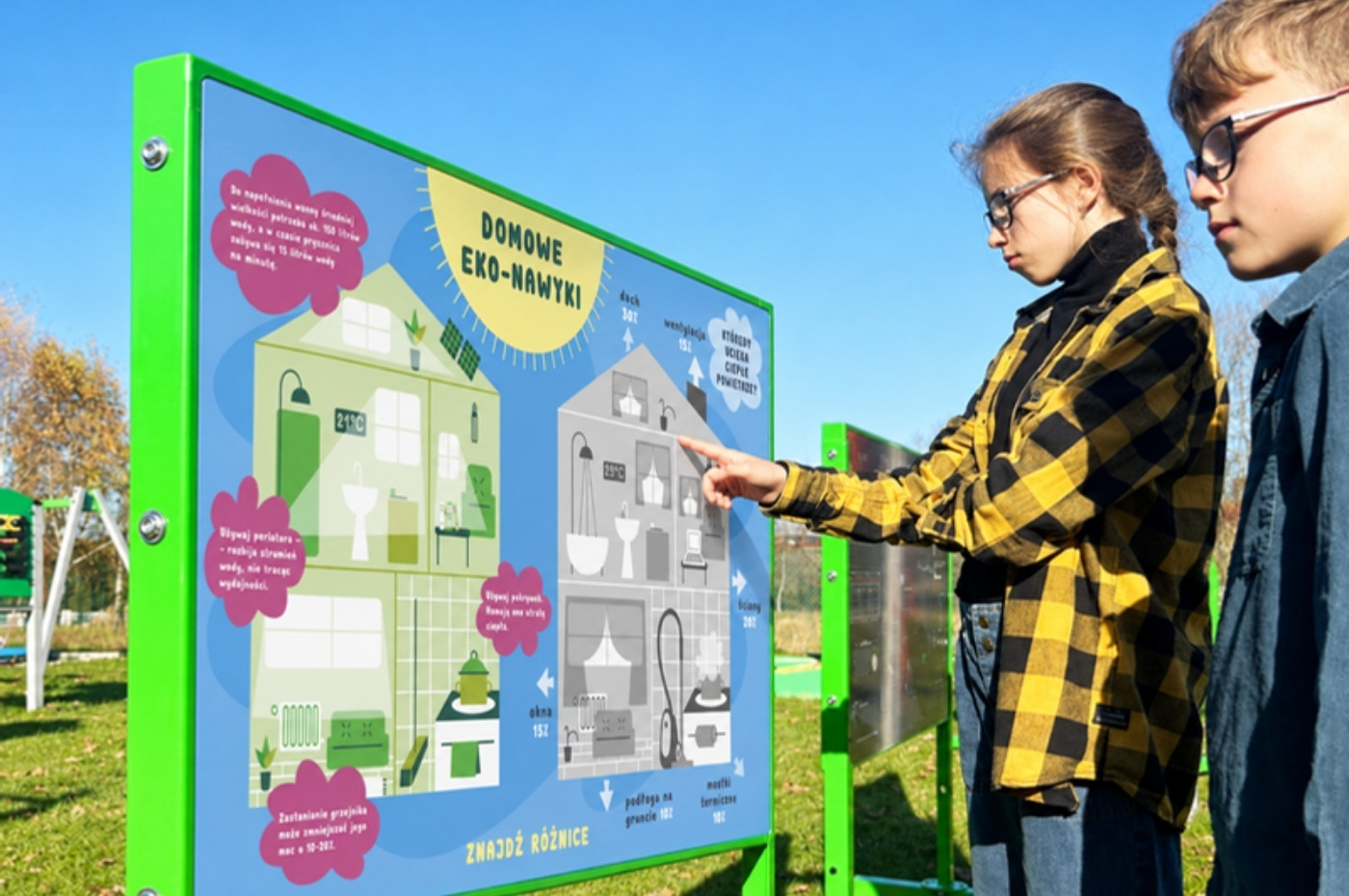 Tablica edukacyjna jednostronna - Eko-dom w akcji - zdjęcie 2