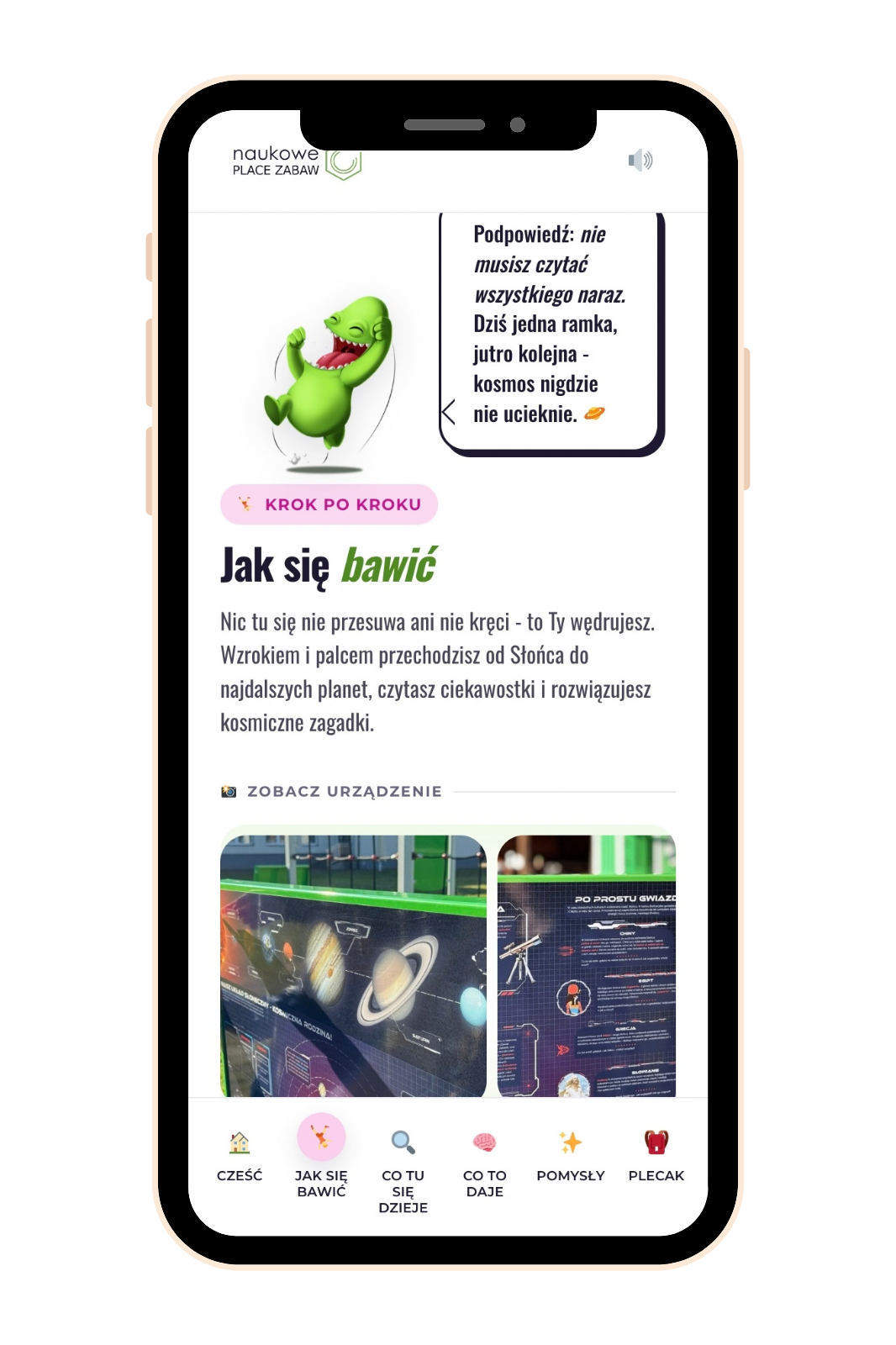 Mobilna strona urządzenia Tablica edukacyjna jednostronna - Poznaj Układ Słoneczny na telefonie po zeskanowaniu kodu QR