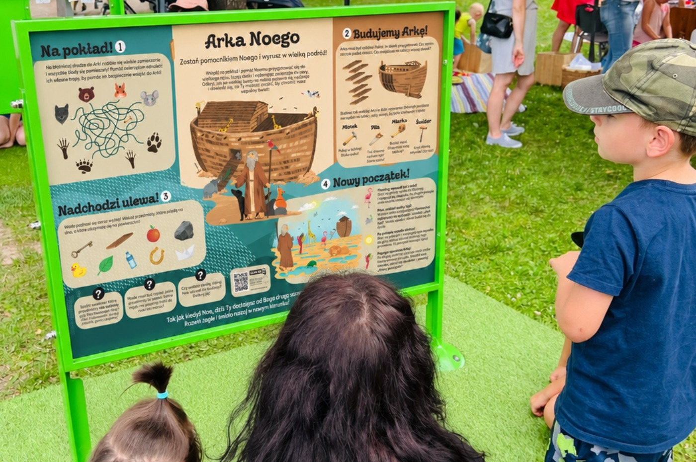 Tablica edukacyjna jednostronna - Arka Noego w akcji - zdjęcie 2
