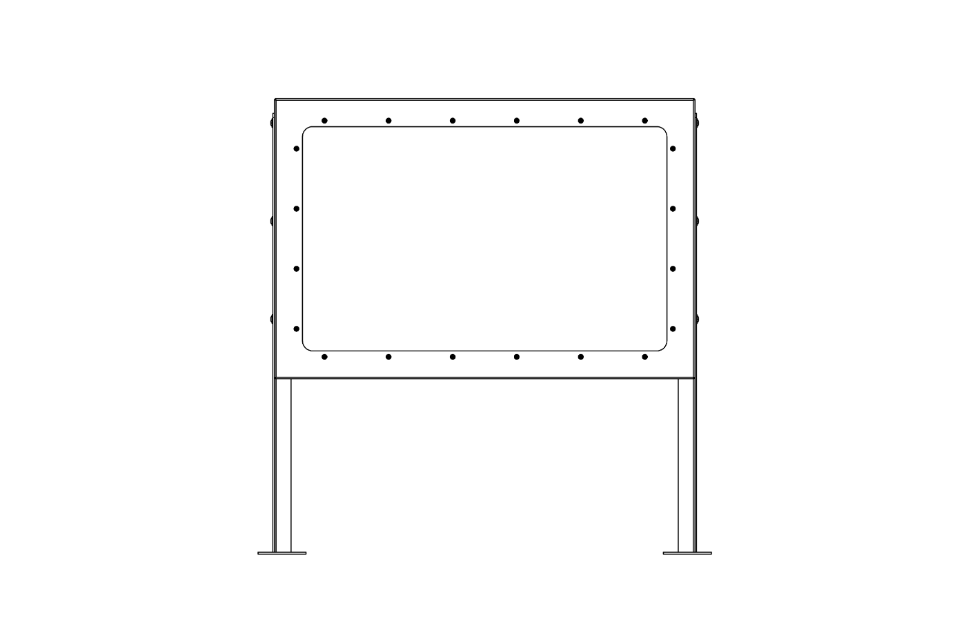 Technical drawing S11, front view