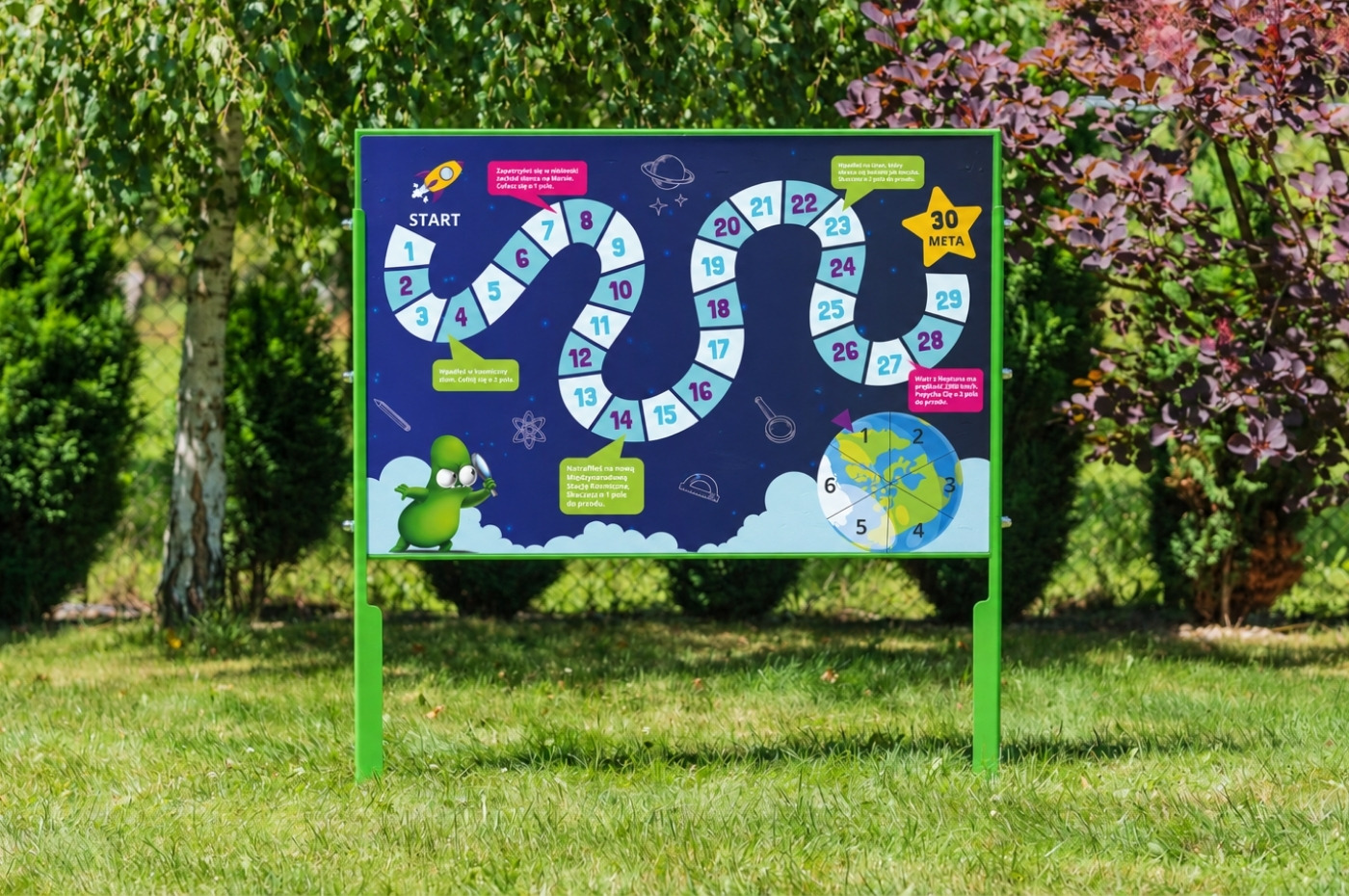 Tablica z grą edukacyjną - Kosmos