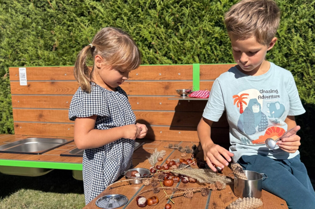Sensoryczna przestrzeń w przedszkolu - Eko-Kuchnia, która rozbudza wyobraźnię